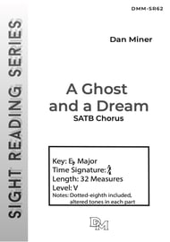 A Ghost and a Dream SATB choral sheet music cover Thumbnail